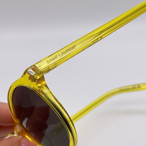 YSL SAINT LAURENT Sunglasses SL521 009 RIM Yellow/Black Unisex NEW main image 8